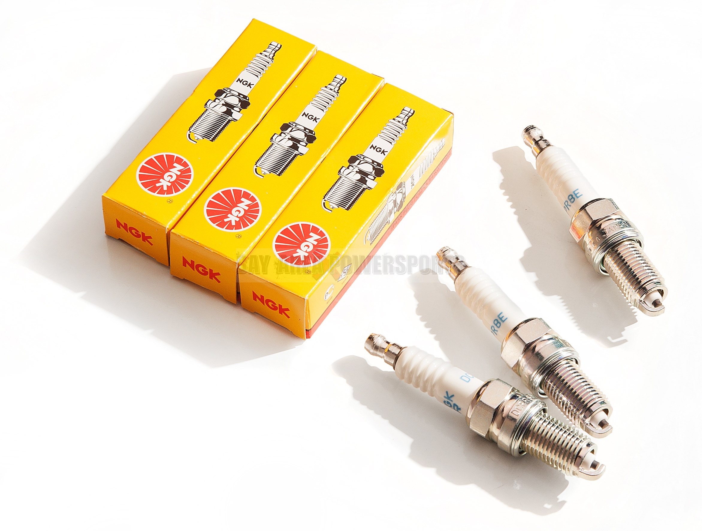 NGK 4339 DCPR8E SeaDoo 4-Tec Spark Plug Set All 130 155 185 215